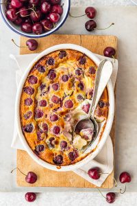 Cherry clafoutis