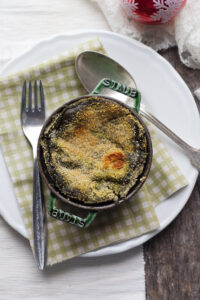 Spinach flan