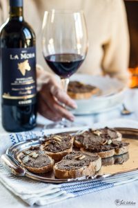 chicken liver crostini