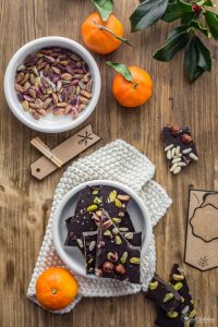 Chocolate and nuts
