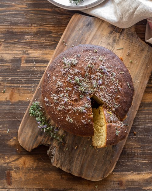Olive Oil And Rosemary Cake