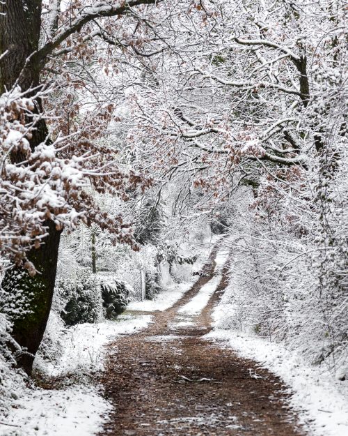 snow in Tuscany