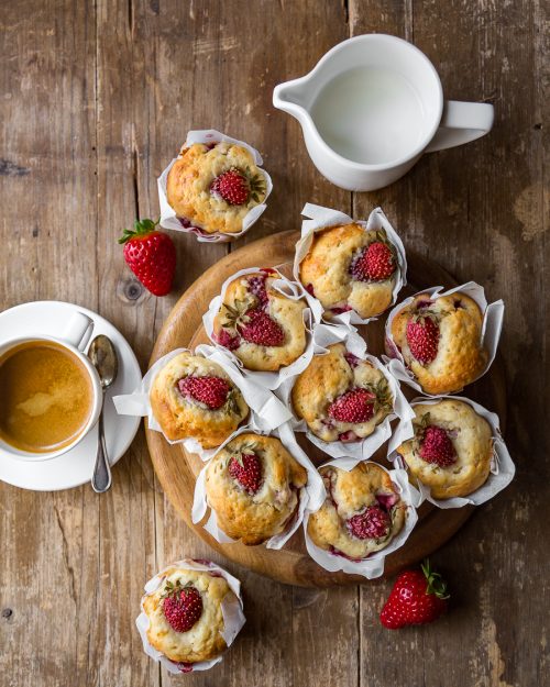 Strawberry muffins