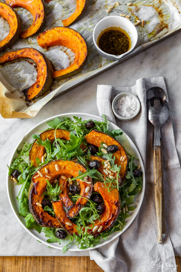 Roasted pumpkin salad