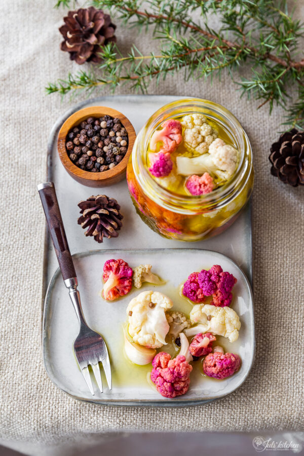 Pickled cauliflower