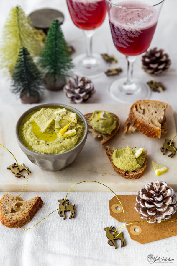 artichoke and geen olive tapenade