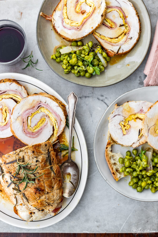 Stuffed turkey breast