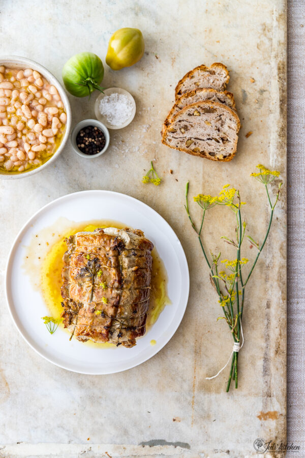 Stuffed pork loin