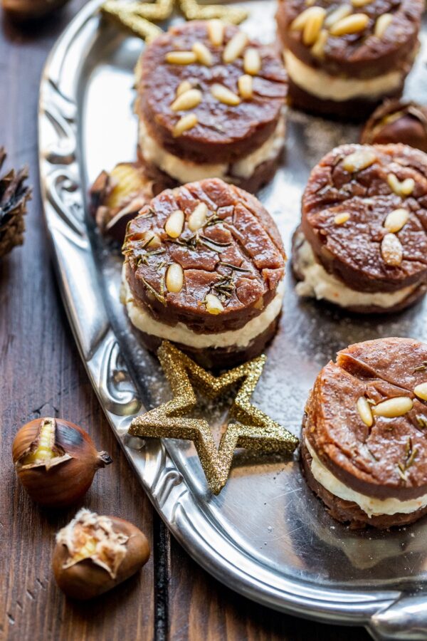 chestnut cake with ricotta
