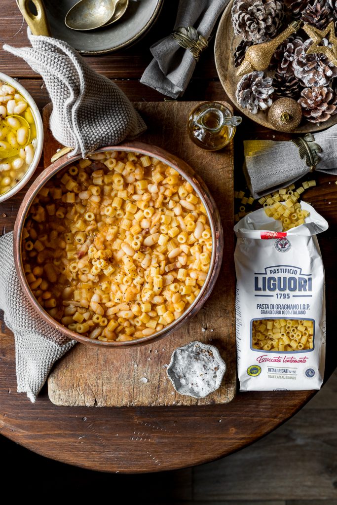 Bean and pasta soup