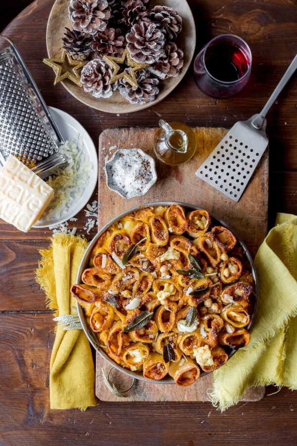 Stuffed rigatoni pie