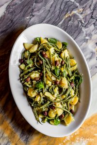 green bean and potato salad