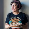 Pear almond cake
